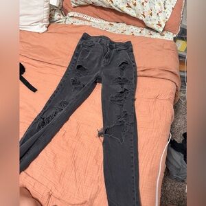 American Eagle Outfitters High Rise Black Jeans